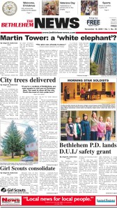 Front Page: The Bethlehem News