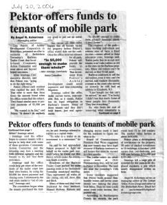 News clip: Pektor/Trailer Park
