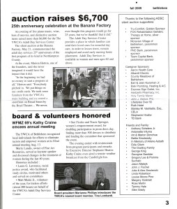 Newsletter: YWCA inside page