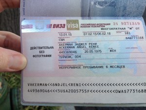 The Russians are letting me in!